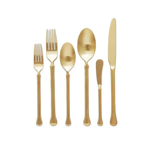 Ensemble de couverts élégants en acier rose doré faits à la main avec manches en résine, parfait pour la maison, les restaurants, les mariages et les fêtes - Product Image 3