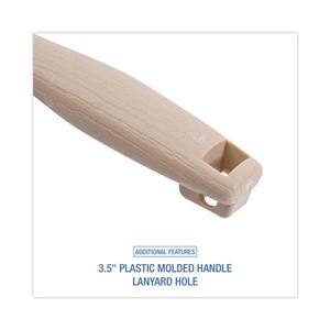 Boardwalk 4.5 Pulgadas Cepillo de 3.5 pulgadas Cepillo de cocina con mango de plástico y cerdas Tampico, mango color canela/cerdas negras para lavar platos - Product Image 3