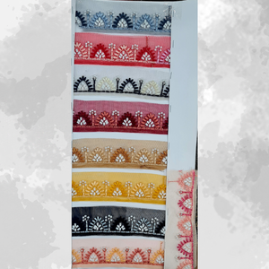 Lujo 9 metros bordado mariposa red encaje ajuste viscosa hilo tradicional diseñador ajuste para saris nupcial Lehengas bolsas de lujo - Product Image 1