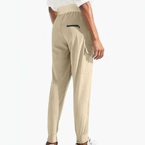 Casual Baggy Joggers Winter Cargo Pants Quick Dry Mid Waist Cargo Joggers for Outdoor Activities Plain Dyed Pants - Product Image 6