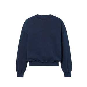 Sudadera Personalizada con Cuello Redondo, 100% Algodón, Sudadera Extra Grande de Felpa Francesa, Sudadera Lisa de Estilo Urbano, Sudadera con Capucha de Lujo con Lavado Ácido - Product Image 1