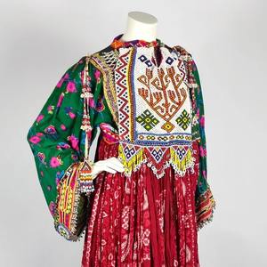 Robe régionale afghane de haute qualité pour femmes nouveau Design robe Kuchi afghane brodée à manches longues en bas quantité minimale de commande - Product Image 1