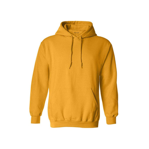 Venta al por mayor por encargo Jersey canguro bolsillo fitness sudaderas antiarrugas liso tela transpirable ropa de calle canguro sudaderas con capucha - Product Image 1
