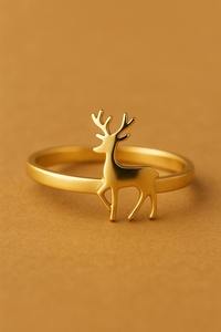 Deer Antler Sterling <b>Silver</b> Minimalist Nature Jewelry Antler Band <b>Ring</b> Handmade Boho Adventure Minimalist Gift For <b>Men</b> Women - Product Image 6