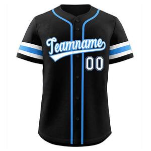 Vente en gros de maillots de baseball personnalisés pour jeunes polyester, élasthanne, vêtements pour adultes respirants avec design de sublimation à rayures jaunes - Product Image 5