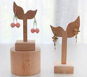 Hermoso diseño de madera para exhibición de joyas, soporte único para exhibición de Joyas, soporte para exhibición de pendientes para Decoración - Product Image 1