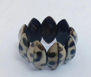 Nueva gran oferta brazalete cuerno mejor calidad brazalete y cuerno de búfalo ágata brazalete brazaletes para mujer - Product Image 3