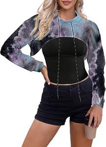 2025 Sudadera con capucha corta personalizada para Mujer | Jersey de moda de primera calidad para Fitness, gimnasio, propietarios de boutique y ropa deportiva al por mayor - Product Image 4