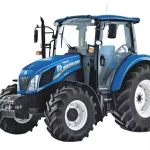 Traktor bekas holland TD5 110 4X4wd traktor kompak agricola peralatan pertanian front end loader