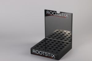 Estante de exhibición de mostrador de brillo de labios cuadrado negro, organizador cosmético de lápiz <span class=keywords><strong>labial</strong></span> <span class=keywords><strong>Mac</strong></span>, soporte de publicidad de lápiz <span class=keywords><strong>labial</strong></span> Lucite personalizado - Product Image 6