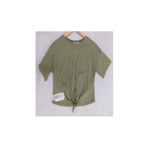 Vente directe du fournisseur indien Meilleur prix Hauts courts en tricot coupe ajustée T-shirts pour femmes Vêtements décontractés Collection d'été - Product Image 1