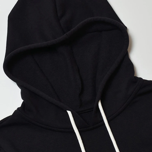 Wholesale Custom Lightweight Knitted Pullover Jacket <b>Women</b> Heavyweight Long Sleeve Crop <b>Top</b> Drawstring Zipper Cute Hoodie <b>Fleece</b> - Product Image 5