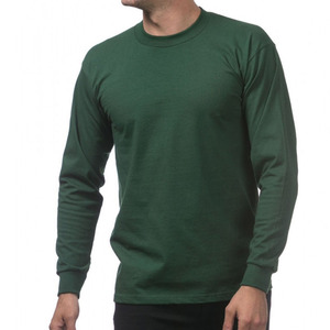 Camiseta de algodón de Color sólido para hombre, camisetas informales de manga larga con cuello redondo para hombre, Camiseta básica de alta calidad para primavera y otoño para hombre - Product Image 6