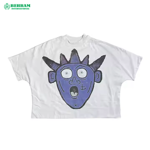 T-shirts décontractés pour hommes en coton 100% respirant, écologiques, coupe ample, 280g, confortables et abordables, vente en gros - Product Image 2