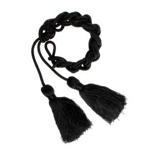 Cordón litúrgico con borlas moradas personalizado, cordón cruzado pectoral con borlas - Product Image 4