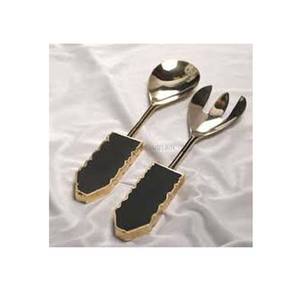 ชุดมีดเค้กใบมีดสแตนเลสขัดเงาสีทองเกรดอาหารดีไซน์ใหม่ - Product Image 4