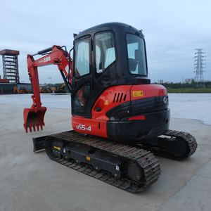 Mini pelle sur chenilles Kubota U55 d'occasion Excavatrice japonaise originale à bas prix Excavatrice Kubota U55 d'occasion à vendre - Product Image 1