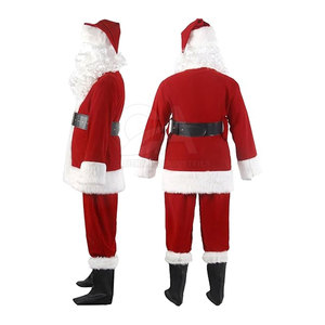 Costume de père noël fabriqué en gros à prix bon marché Costume de père noël léger le plus vendu - Product Image 2