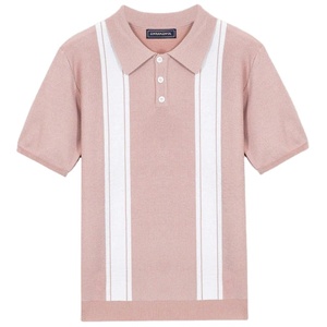 Polo de alta calidad personalizado, camiseta con logotipo de impresión bordada, camiseta Polo de algodón para hombre, Polo de golf de punto para hombre - Product Image 3