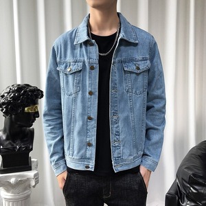 Chaqueta Vaquera Vintage para Hombre con Logotipo Personalizado al por Mayor, Botones, Tejido Grueso Lavado a la Piedra, Ecológico y Transpirable para Invierno - Product Image 5