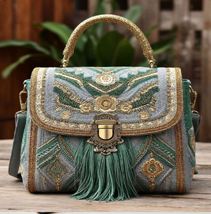 Sac de créateur noir élégant avec des détails saisissants de cage en maille dorée. Disponible à prix de gros. Pièce de luxe moderne. - Product Image 4