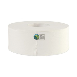 Papier toilette en rouleau géant Boardwalk B6100, 3,5 pouces X 1000 Ft. 2-Ply Flushable Septic Safe JRT-White (12/Carton) - Product Image 3