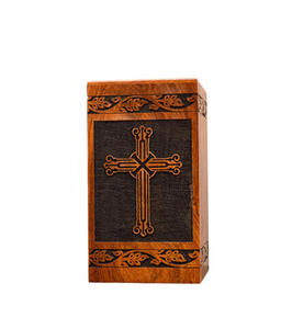 โกศเผาศพทำจากไม้ที่ทำด้วยมือสำหรับงานศพผู้ใหญ่และการฝังศพใช้ทำด้วยมือพร้อมโลโก้ออกแบบได้ตามต้องการ - Product Image 2