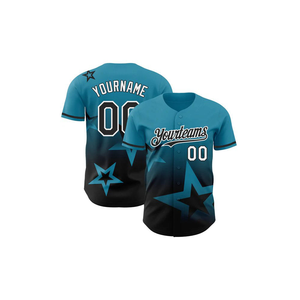 Buen precio Color personalizado moda Hip Hop béisbol Jersey 100% poliéster transpirable Anti-UV secado rápido Unisex adulto - Product Image 5