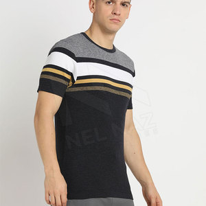 T-shirt Homme en Coton et Fibre de Bambou, Poids Lourd 220g, Surdimensionné, avec Impression de Logo Personnalisé, Respirant et Écologique, Style Casual - Product Image 1