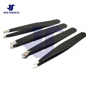 Ensemble de 4 pinces à épiler professionnelles pour sourcils, en acier inoxydable, précision, pointues, plates, kit de beauté et de soin - Product Image 3