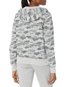 Sweat à capuche en coton léger avec fermeture éclair intégrale, cordons de serrage réglables, coupe classique, impression numérique et design écologique - Product Image 5