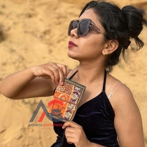 Nuevo Real hecho a mano colorido Sari Trim bordado seguro hilo cierre diario Vintage vibrante cubierta sin forro hoja reciclada - Product Image 1