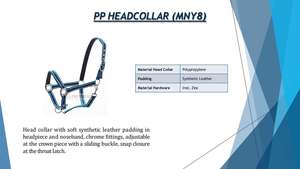 Licol en corde de nylon élégant et durable pour l'équitation, taille et logo personnalisables, licols pour chevaux pour les sports et les loisirs - Product Image 2