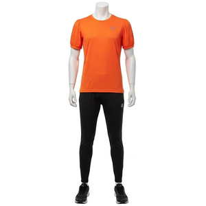 เสื้อยืดแขนพองแห้งเร็วเสื้อผ้าแฟชั่นประจำวันสำหรับใส่สบายยืดหยุ่นโพลีเอสเตอร์และผ้าโพลีเอสเตอร์ - Product Image 1