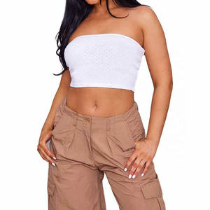 Top tube tendance pour femmes, mode féminine, été, décontracté, sans manches, pour soirée, club, chic, élégant, vêtements élégants pour femmes - Product Image 1