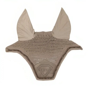 Voile anti-mouches pour cheval avec logo personnalisé, respirant, anti-moustiques, bonnet d'oreille pour cheval, protection en tissu maillé avec étiquette privée - Product Image 4