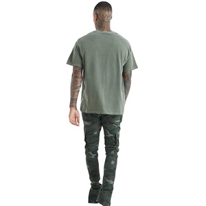 <b>Camo</b> Design High Quality Winter Hot Selling 100% Cotton Material Slim Fit Streetwear Fashionable Pockets <b>Men's</b> <b>Cargo</b> Trousers - Product Image 3