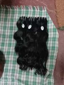 Lot de Cheveux Humains Vierges Bruts Indiens Ondulés de 18 Pouces, Extensions 100% Vague Naturelle, Qualité Fournisseur - Product Image 4