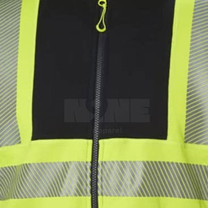 High Quality Breathable High Visibility Casual Zipper Windproof Safety <b>Jacket</b> for Winter-OEM Service Available Wholesale Price - Product Image 3