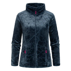 Ropa deportiva elegante, chaqueta de lana Polar con cremallera pesada para mujer, chaqueta de abrigo de moda cálida y duradera con logotipo personalizado - Product Image 5
