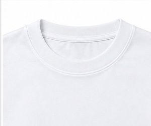 Camiseta blanca extragrande para hombre, ropa deportiva informal, manga corta, cuello redondo, algodón sólido. - Product Image 5