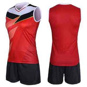 Ensemble d'uniformes de volley-ball d'entraînement et de match OEM, conçu pour une endurance élevée, extensible et personnalisable pour toute l'équipe - Product Image 6