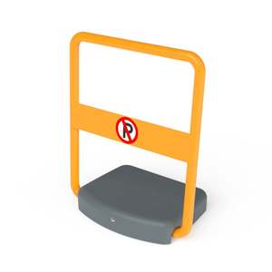 Remote-Controlled Square Type Personal Parking Barrier for Carport and Parking Space <b>Battery</b>-Powered - Product Image 2