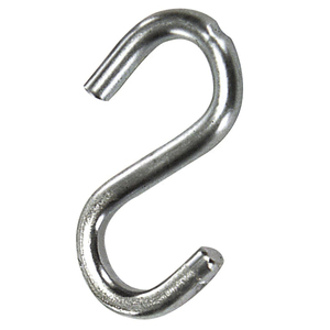 Gancio a S in Ferro Zincato 30 mm. Uso Domestico - Product Image 2