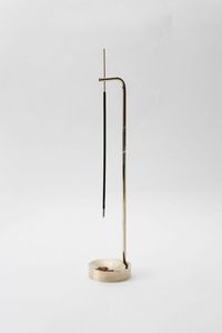 Quemador de aceites esenciales moderno de metal dorado, cuenco de cerámica blanco, portavelas para velas de té, difusor de aroma minimalista, decoración del hogar - Product Image 5