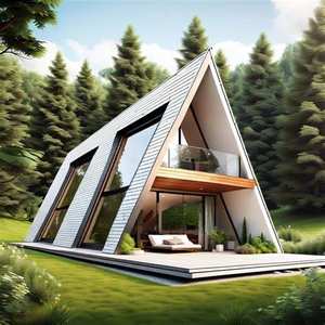 Bungalow Casa de madera prefabricada Hogar de bosque impermeable para Hotel Resort o Villa Living para dormitorio Aplicación de cocina - Product Image 6