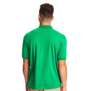 Polo 100% coton pour hommes, manches courtes, t-shirt respirant à revers, 10 couleurs, idéal pour le golf et le sport, été 2024 - Product Image 3