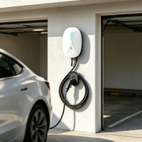 Chargeur EV de qualité commerciale 7 kW Type 2 32A 220V Monophasé IP66 OCPP RFID App Câble 5 m Garantie 18 mois Certifié CE FCC