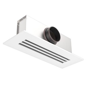 3JW 957365 VIM Diffuseur linéaire SLS26EF-RAL9010 1800 Ventilateurs de ventilation avec extrémité peinte - Product Image 2