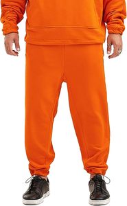 Custom 380GSM Cotton Polyester Tracksuit Men Pullover Hoodie Jogger Set Embroidery Logo Olive <b>Green</b> Outdoor Outfit - Product Image 2